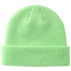Men Knit Beanie Cap Warm Soft Stretch Fit Ribbed Cuff Casual Winter Outdoor Headwear Everyday Cold Weather Fashion <b>Accessory</b> - Product Image 1