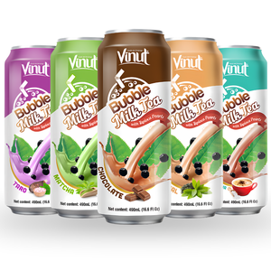 เครื่องดื่มชานมบับเบิ้ลขนาด490มล. ผลิตแบบไม่มี gmo/lactoser ฉลากส่วนตัว - Product Image 1