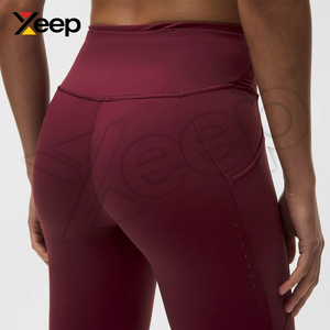 Leggings Deportivos para Mujer, Largos, Sólidos, Duraderos, Cintura Elástica, Modelo XC-WL-12, Transpirables, de Secado Rápido y Absorbentes de Sudor - Product Image 4
