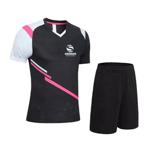 Ensemble de tenue de tennis, t-shirt de performance, short de sport, impression personnalisée, fournisseur OEM - Product Image 1