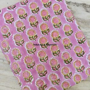 Block Print Cotton Cambric 60X60 Running Fabric Traditional Jaipuri Print Cotton Fabric - Product Image 4