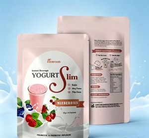 Custom High Quality YogurtSlim Meal Replacement Instant Yogurt <b>Protein</b> Powder with Probiotics Mixed Berry Flavour 25g Sachet - Product Image 1
