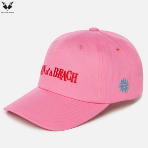 Gorra de Béisbol de Playa Cómoda, de Última Moda, Color Rosa Sólido, de Alta Calidad, de 6 Paneles, con Gráficos Personalizados, para Vacaciones de Verano, Servicio OEM ODM - Product Image 2