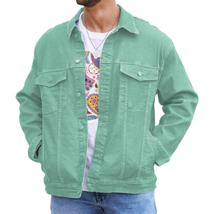 Veste en jean pour homme de style vintage, confortable à porter, de bonne qualité, taille adulte, nouveau style tendance. - Product Image 1