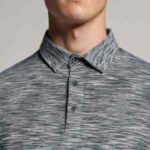 Camisetas de golf personalizadas de alta gama para hombre, ropa deportiva, camisetas de spandex que absorben la humedad para polo y golf. - Product Image 4