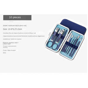 Kit de Manicura y Pedicura Profesional de Lujo, Acero Inoxidable, Duradero, 7 en 1, Set Completo para el Cuidado de Uñas de Manos y Pies, Alta Calidad para el Hogar - Product Image 6