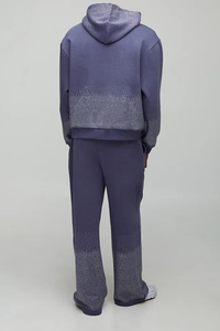 Nuevo Chándal Deportivo de Poliéster con Estampado Reflectante y Lavado Ácido Personalizado para Hombres, Ideal para Correr, Fútbol y Deportes - Product Image 2