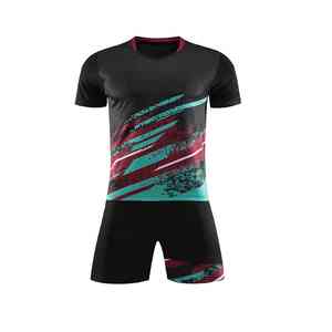 Ensemble uniforme de tennis, badminton et tennis de table pour hommes, respirant, à séchage rapide, anti-UV, en polyester, vente en gros - Product Image 2