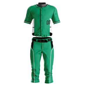 Premium Quality Solid Color Short Men's <b>Baseball</b> Uniform 100% Polyester Comfortable Breathable Lightweight Sports Wear Quick Dry - Product Image 1