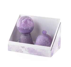 Brûleur à Bakhoor en métal et résine de couleur violette, design antique, diffuseur d'aromathérapie, brûleur catalytique pour encens - Product Image 1