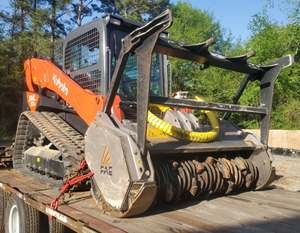 Nouveau chargeur Kubota SVL97-2 avec broyeur forestier, pompe hydraulique PWG, commande PLC, moteur haute efficacité, boîte de vitesses - Product Image 1