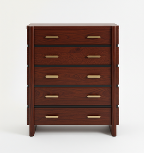 <b>5</b>-drawer Eco-Friendly Modern Mango Wood Bed <b>Frame</b> <b>5</b> Drawers Handcrafted Premium Quality Bedroom Furniture Export Wholesale - Product Image 1