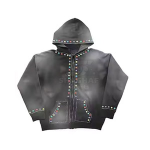 Survêtement léger pour homme avec strass, fabriqué au Pakistan, faible MOQ, couleur personnalisable - Product Image 5