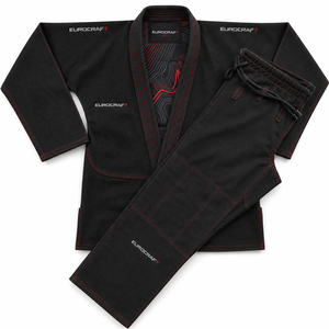 Kimono BJJ unisexe vert foncé en polyester/coton 350GSM respirant à séchage rapide, imprimé numériquement, coupe classique - Product Image 4