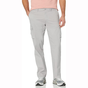 Pantalon Cargo Homme Sport Décontracté Coupe Droite Couleur Unie avec Poches, 100% Coton, Personnalisé en Usine, Populaire en Europe et en Amérique - Product Image 1