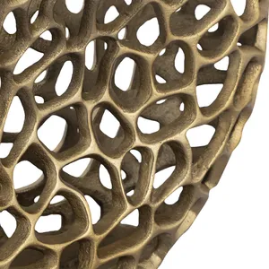 Estante de Diseño Costero Moderno en Hierro Negro con Jarrones y Plantas para Decoración de Sala de Estar - Product Image 2