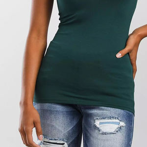 Débardeur superposé pour femme, style hip-hop, de qualité supérieure, respirant, 100 % coton, personnalisation OEM, coupe extensible - Product Image 4