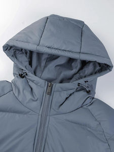 Chaqueta de Invierno Gruesa Personalizada para Hombre, Estilo Casual, Impermeable, con Logotipo Personalizado, Transpirable, Chaqueta Bomber Larga y Cálida - Product Image 2