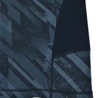 BLAZE FIGHT WEAR T-shirt de compression à manches courtes sublimé pour homme, en polyester/nylon, séchage rapide, imprimé géométrique