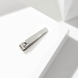Coupe-ongles professionnel en acier inoxydable satiné de qualité médicale, lame droite, résistant à la corrosion - Product Image 5