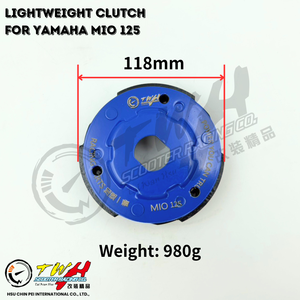 Embrague Ligero para Motocicleta TWH MIO125, Piezas de Carreras para YAMAHA - Product Image 2