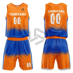 Custom Plus Size Basketball Uniforms Sublimation Jersey and Shorts Set Uniform Design for Sports Wear - Product Image 1