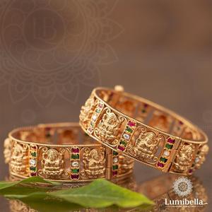 Nakshi Screw Type Kada 2x6 Fashion Bangle - Product Image 1