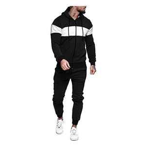 Conjuntos Deportivos de Manga Larga para Hombre, Transpirables, de Secado Rápido, con Logotipo Personalizado, al por Mayor, Trajes Deportivos Negros Personalizados, Baratos, de la Mejor Calidad - Product Image 6