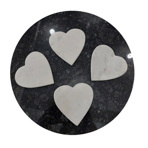 Sous-verres en marbre écologiques, durables et lavables, en pierre naturelle pour usage domestique, produit promotionnel - Product Image 2