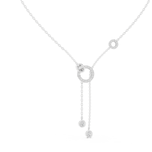 925 colliers en argent Sterling femmes bijoux fins accessoires de mariage géométrique rond pendentif perles collier en gros - Product Image 2