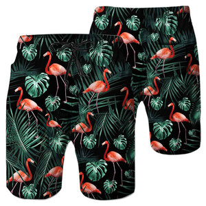Shorts Unisex 100% Poliéster con Sublimación Completa, Shorts de Playa con Estampado para Hombre, Secado Rápido, Cintura Elástica, Shorts Casuales Tropicales con Cordón Ajustable - Product Image 1