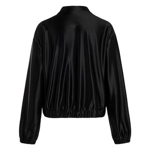 Custom Winter Single Button <b>Womens</b> Sheep Skin Bomber <b>Jacket</b> Warm Personalized Outerwear for Fashion Streetwear Casual Wear - Product Image 4