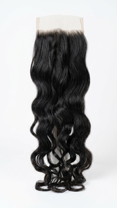 High Quality 4*4 HD Closure <b>Cheap</b> Price Curly Wave Cuticle Aligned Raw Indian Remy Human Hair <b>Extensions</b> Machine Double Weft - Product Image 5