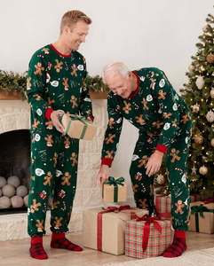 Ensemble de survêtement de Noël pour femmes en gros – Haut imprimé à manches longues et pantalon – Pyjama d'hiver confortable et vêtements de détente – Ensemble festif pour la famille - Product Image 3