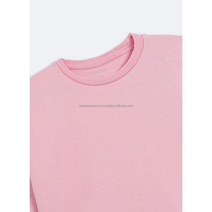 เสื้อยืดโอเวอร์ไซส์สำหรับผู้ชายเสื้อยืดคอกลมแขนสั้นเสื้อเจอร์ซีย์ดีไซน์เรียบง่ายสวมใส่สบายปรับแต่งได้ - Product Image 5