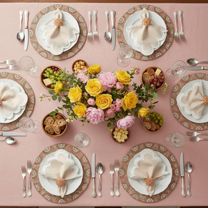 Set de table luxueux fait main et perlé, « Sun Blush » par Glowin Fashion - Product Image 6