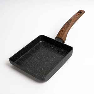 Juego de Sartenes de Hierro con Revestimiento de Acero Inoxidable, Antiadherentes, Resistentes al Calor, Compatibles con Inducción, con Mango de Plástico, Capacidad de 1-2L, para Cocina - Product Image 4