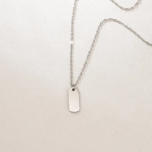 สร้อยคอจี้รูปทรงเรขาคณิตสำหรับผู้หญิง ทำจากสแตนเลสสตีล 304 ชุบทอง 18K พร้อมการชุบหนา 0.03µm บนสายโซ่ - Product Image 3