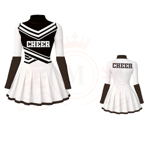 ชุดยูนิฟอร์มกระโปรงเชียร์ลีดเดอร์ไซส์พลัสพร้อมโลโก้สั่งทำพิเศษสำหรับเด็ก วัยรุ่น และผู้หญิง - Product Image 3