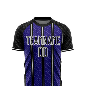 Uniforme de football imprimé par sublimation en polyester 100% - Taille adulte - Uniforme de football imprimé par sublimation - Product Image 4