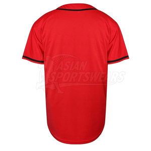 เสื้อเบสบอลแห้งเร็ว เนื้อผ้านุ่ม ดีไซน์สปอร์ต เหมาะสำหรับฝึกซ้อม ชุดทีม สวมใส่สบาย น้ำหนักเบา แขนสั้น ขายส่ง - Product Image 3