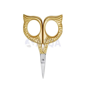 Ciseaux de broderie demi-ornés en or, à fil dentelé, en acier inoxydable de qualité industrielle, pour droitiers, fabriqués au Pakistan - Product Image 6