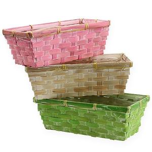 Eco-Friendly Rustic Minimalist Handmade Bamboo Flower <b>Basket</b> for Indoor <b>Plants</b> - Product Image 4