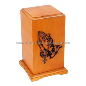Urna de Madera Hecha a Mano para Cenizas de Adultos, Urnas Funerarias Humanas, Urnas de Entierro de Alta Calidad - Product Image 1