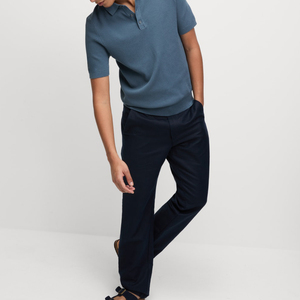 Polos de Algodón Tejido para Hombre, Tallas Grandes, Logotipo Personalizado, Fabricante OEM, Tela Suave y Transpirable, Ajuste Cómodo, Suministro al por Mayor - Product Image 4