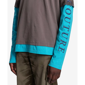 Camiseta Premium para Hombre, de Doble Manga, Lavada con Ácido, de Algodón, Cuello Redondo, Estilo Urbano, Moda Callejera - Product Image 5