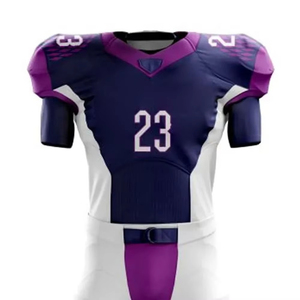 Uniforme de Fútbol Americano Personalizado de Primera Calidad a Precio Razonable, 100% Poliéster, Impresión por Transferencia de Calor, Sin Mangas, Cómodo - Product Image 5