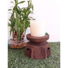 Unique Modern Style <b>Small</b> Acacia/Mango Wood Eco-Friendly Handmade Votive Candle Holder Christmas Home <b>Dining</b> <b>Table</b> Decor High - Product Image 4