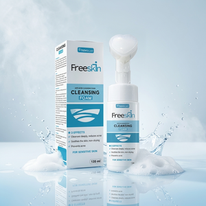 Espuma Limpiadora Facial Hidratante con pH Balanceado, Limpieza Profunda, No Reseca, Previene el Acné, Diseño de Botella Personalizado - Product Image 5