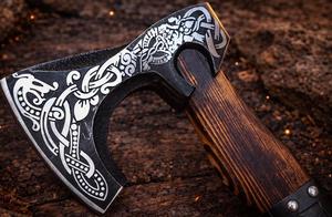 Hand-Forged High Carbon Steel Flat Backed <b>Axe</b>-18" Professional Ash Wood <b>Handle</b> Full Tang Blade ODM Customizable DIY for - Product Image 3